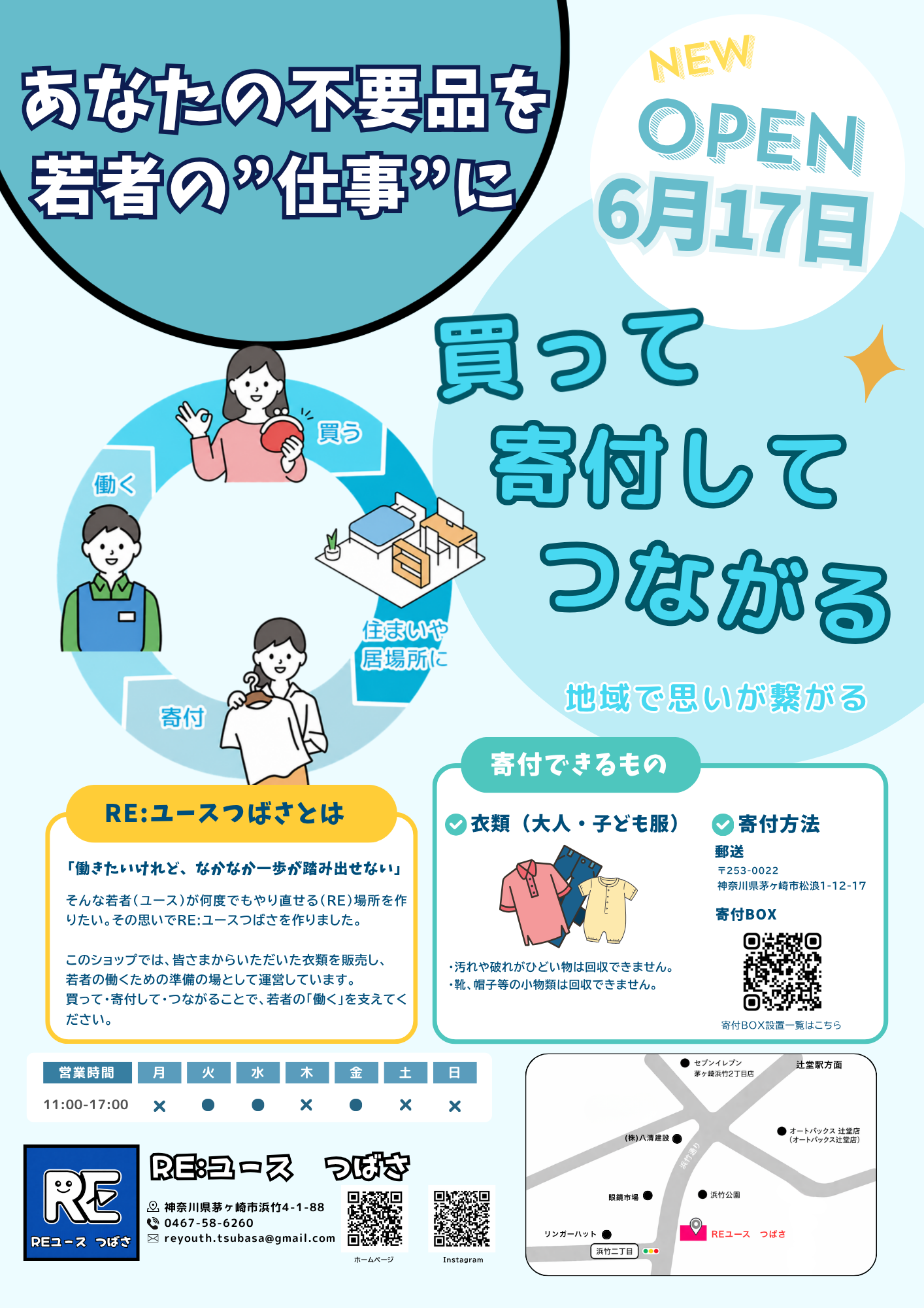 グランドオープンチラシ